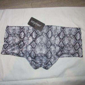 NWT Intymen Snakeskin Pattern Boxer Brief Trunks Size M